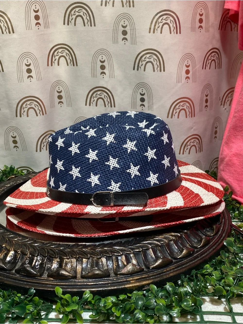 N/A patriotic straw